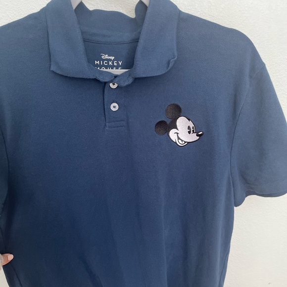 Men's Mickey Mouse navy blue Embroidered Polo - Picture 3 of 7